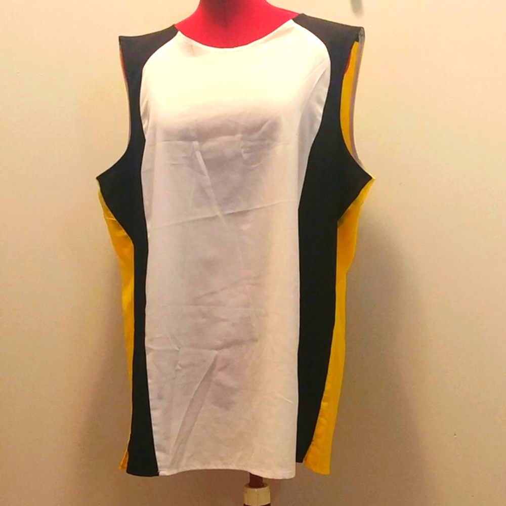 N Black Label Ladies Sleeveless Shirt Lg